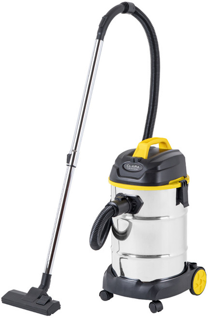 클래파 대용량 30L 업소용 진공청소기, BVC-L138, 실버 + 블랙 + 옐로우