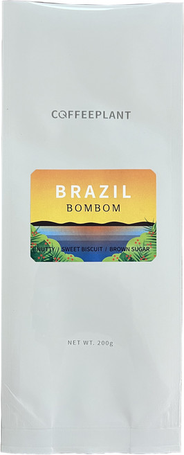 커피플랜트 브라질 봄봄 원두, 200g, 1개, 홀빈(분쇄안함)