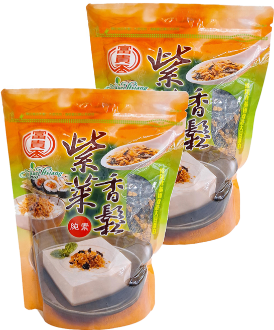 富貴香 紫菜香鬆 純素, 300g, 2包