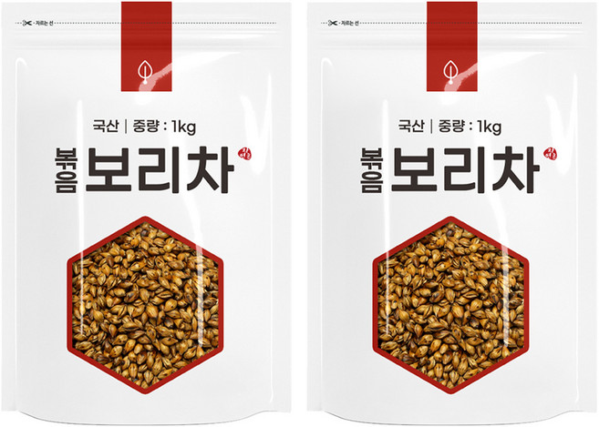 자연초 볶음 보리차, 1kg, 2개