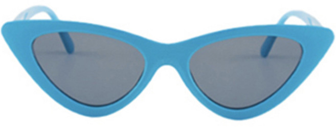 미미파티 인싸템 파티 안경, 블루 삼각, 1개