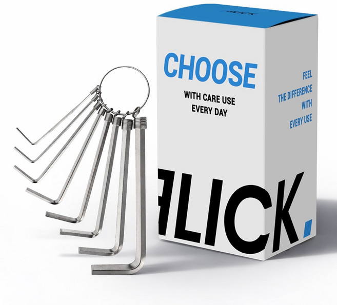 디블릭 휴대용 가정용 육각렌치 세트, 1세트