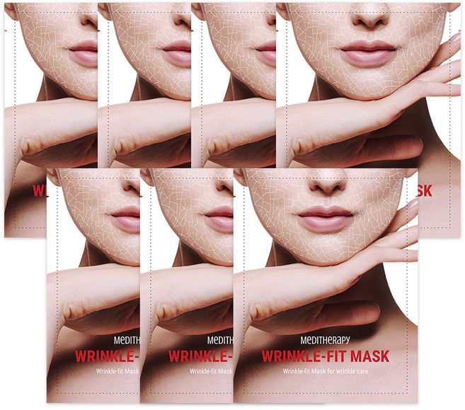 메디테라피 링클핏 콜라겐 마스크팩 18g, 7개입, 1개