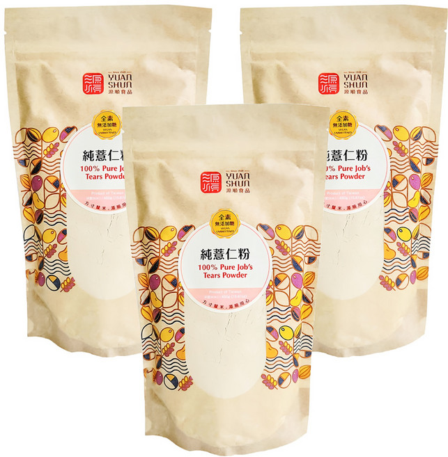 源順食品 純薏仁粉, 450g, 3包, 1入