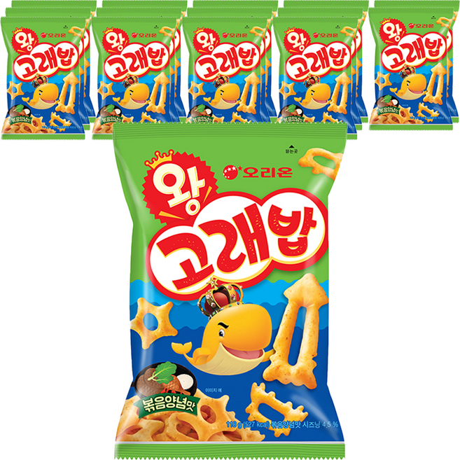 ORION 好麗友 王級鯨魚餅 拌炒調味口味, 118g, 15個