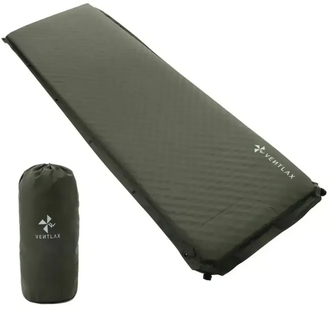 VENTLAX 自動充氣睡墊 一般款, 綠色