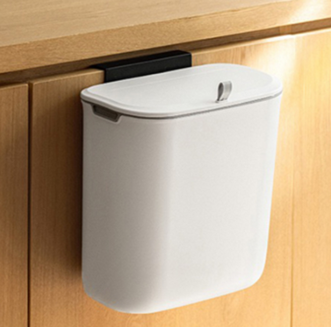 존글로벌 걸이식 고급형 주방 쓰레기통 + 비닐봉투 세트, 혼합색상, 1세트