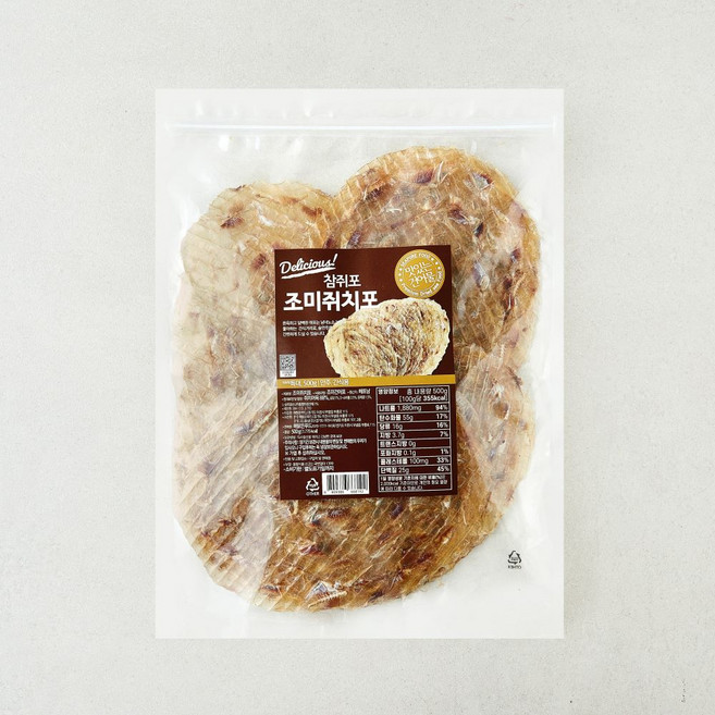 해맑은푸드 참쥐포 조미쥐치포, 1개, 500g(특대)