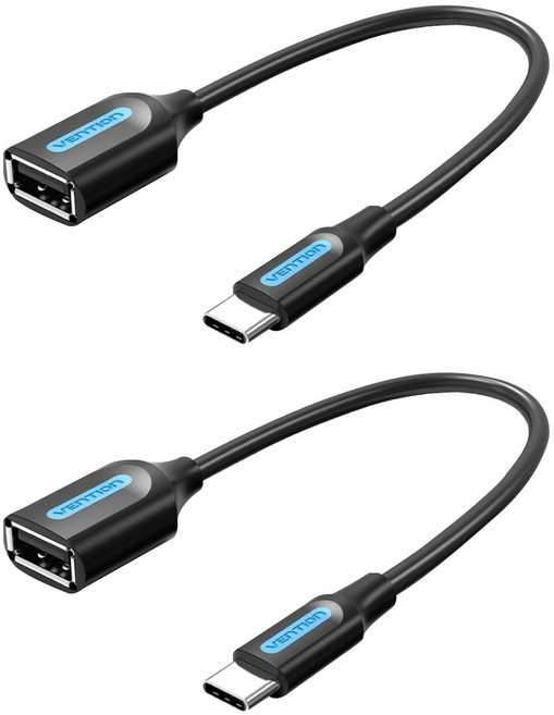 VEnTIOn 威迅 CCS系列 Type C 轉 USB OTG 轉接線, 0.15m, 2個