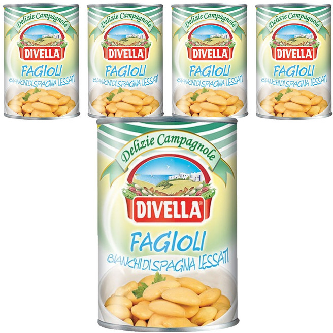 DIVELLA 德威樂 奶油豆, 400g, 5個
