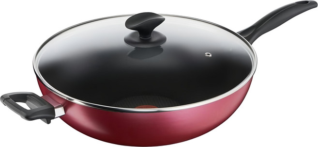 Tefal 特福 巴洛克系列 不沾炒鍋加蓋 B2249496, 32cm, 1個