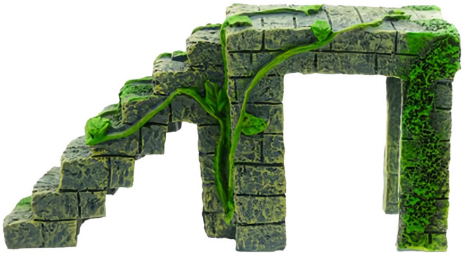 AQUAFUN 水之樂 烏龜平台 魚缸水族箱造景裝飾 泡水不易變色 環保無異味, 1個