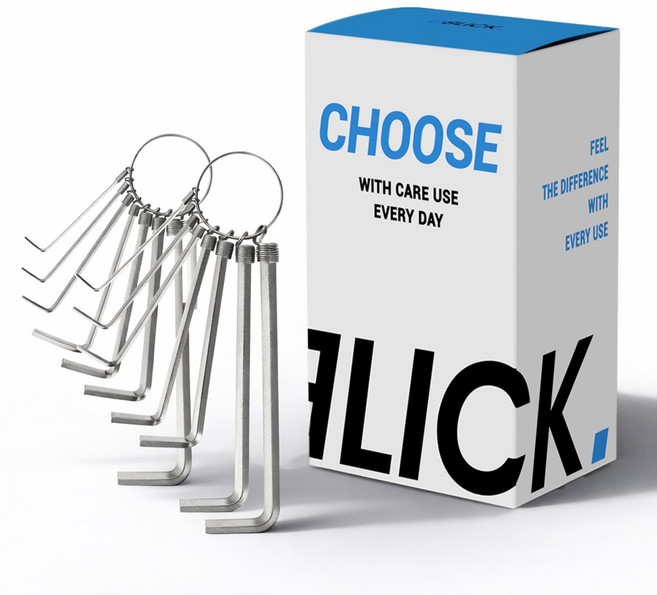 디블릭 휴대용 가정용 육각렌치 세트, 2세트