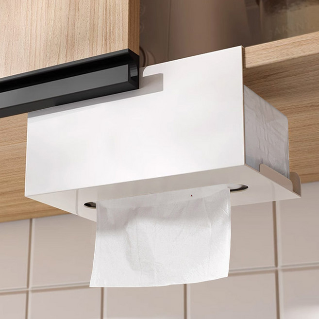 모나코올리브 모노 싱크 상단 티슈 디스펜서, 크림화이트, 1개