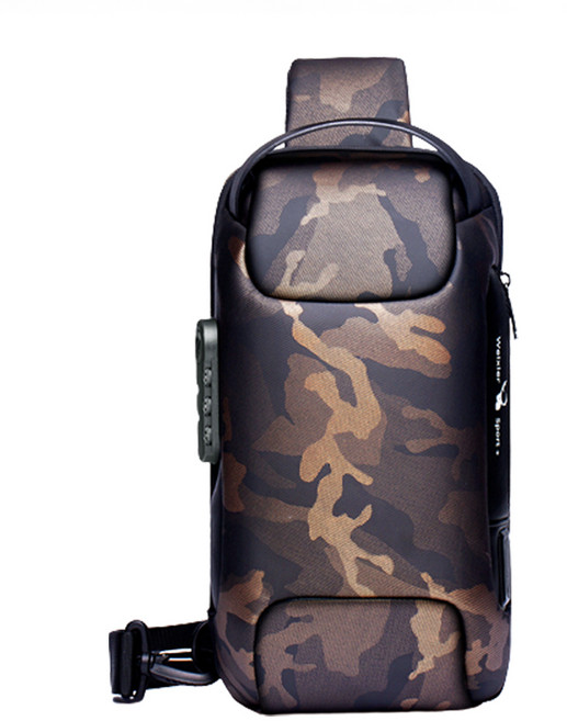 지디파인 도난방지 방수 방검 크로스백 USB 3.0 + C타입 충전 락시스템