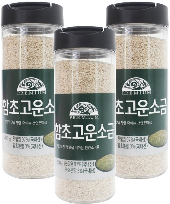 오가닉스토리 함초고운소금, 200g, 3개