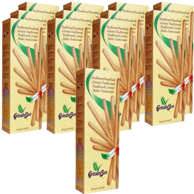 그리신본 그리시니 브레드스틱, 125g, 12개