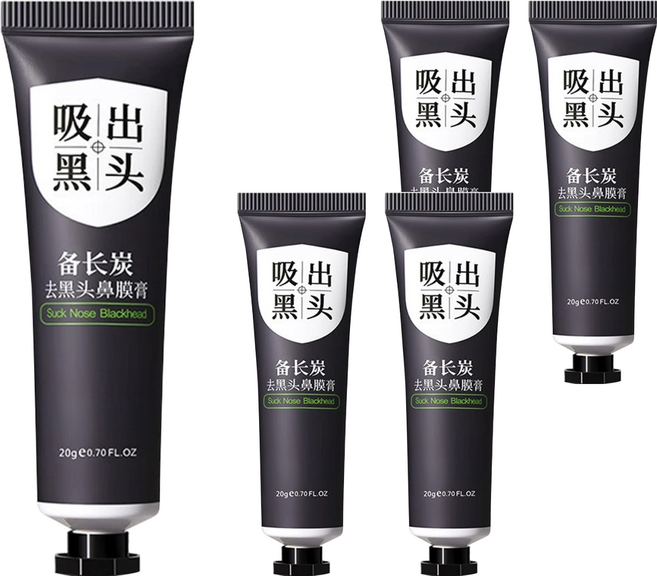 HIISEES 韓瑟 去黑頭鼻膜膏 S343, 5條, 1組