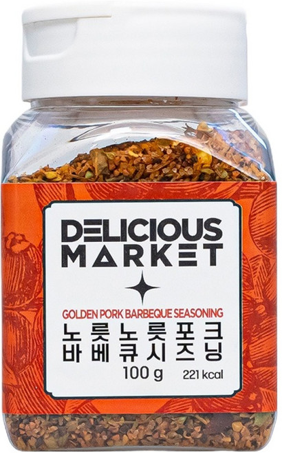 딜리셔스마켓 포크 바베큐시즈닝 소형, 100g, 1개