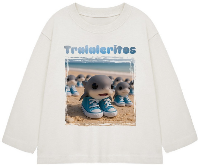 Golden Rabbit 義大利 Brainrot 親子長袖T恤 Trallaleritos