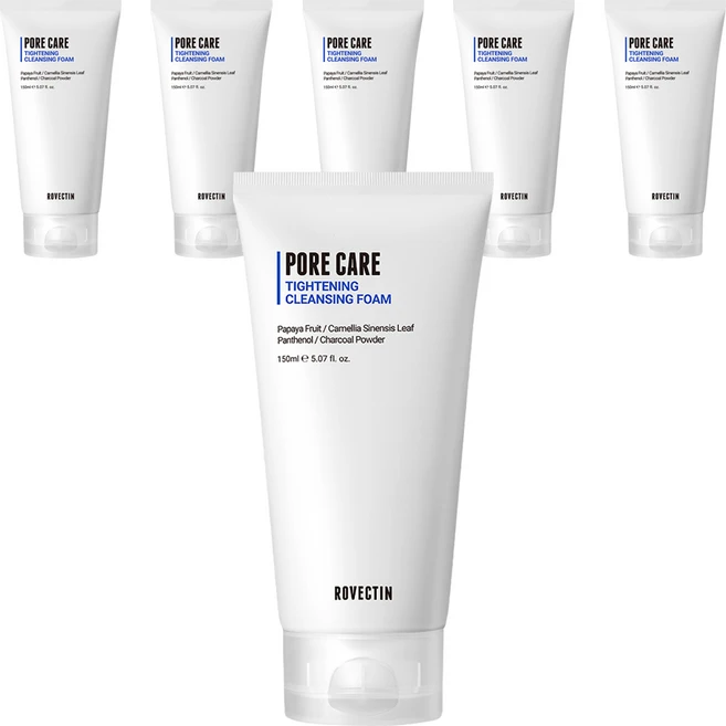 로벡틴 포어 케어 타이트닝 클렌징 폼, 150ml, 6개 - 쿠팡