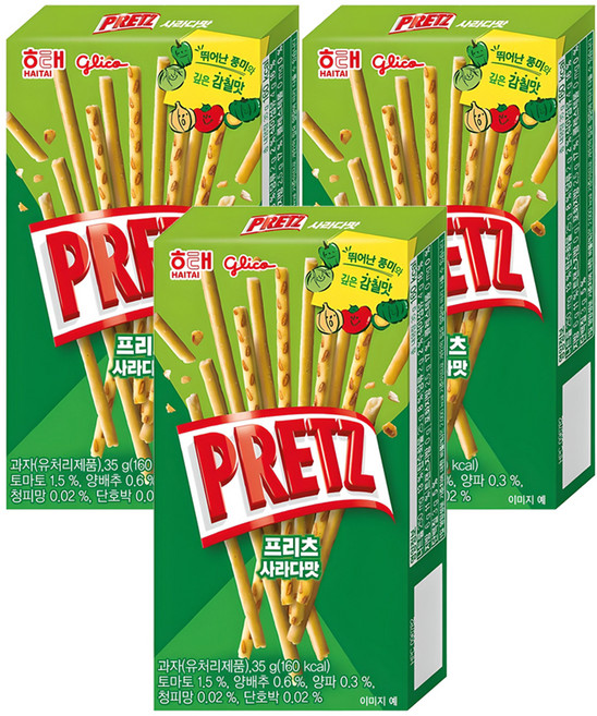 프리츠 사라다 막대과자, 3개, 35g
