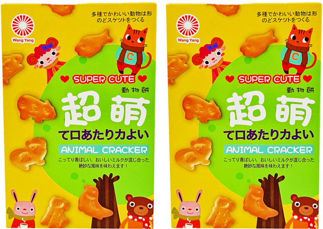 旺揚 超萌動物餅, 80g, 2盒