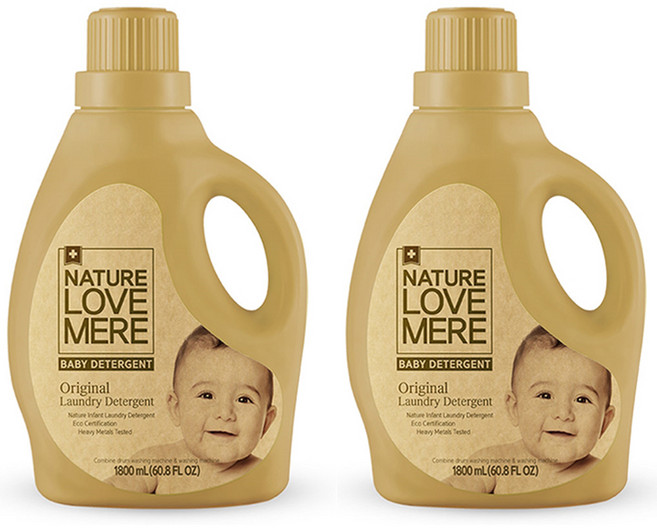 NATURE LOVE MERE 嬰幼兒衣物經典洗衣精 草本花香, 1.8L, 2瓶