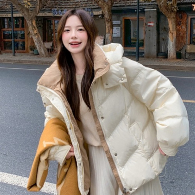 PEONIST 女款連帽斜紋保暖外套