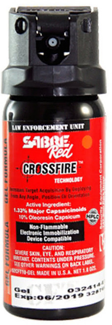SABRE 沙豹 360執法膠型辣椒噴霧 紅色 美國製, 1瓶