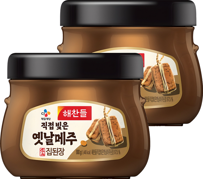 직접 빚은 옛날메주 집된장, 900g, 2개