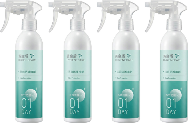 黃金盾 抗菌清潔噴霧, 250ml, 4瓶