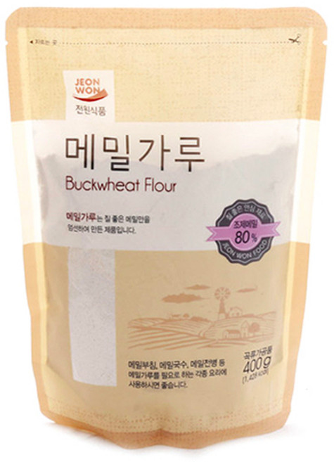 전원식품 메밀가루, 400g, 1개