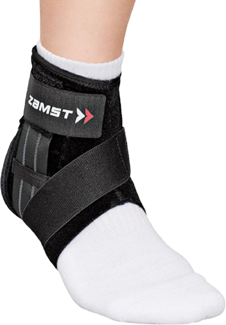 ZaMST 贊斯特 左腳踝護具 短版, 黑色, 1個