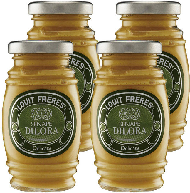LOUIT FRERES 路易斐烈 迪洛拉芥末醬, 130g, 4罐