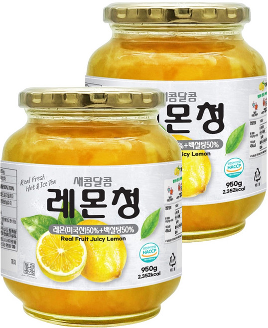 견과공장 겨울향기 프리미엄 레몬청, 950g, 1개입, 2개