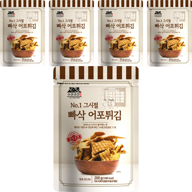 酥炸魚片, 200g, 5包