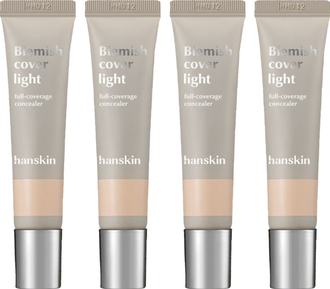 한스킨 블레미쉬 커버 내추럴 컨실러 12g, 라이트, 4개