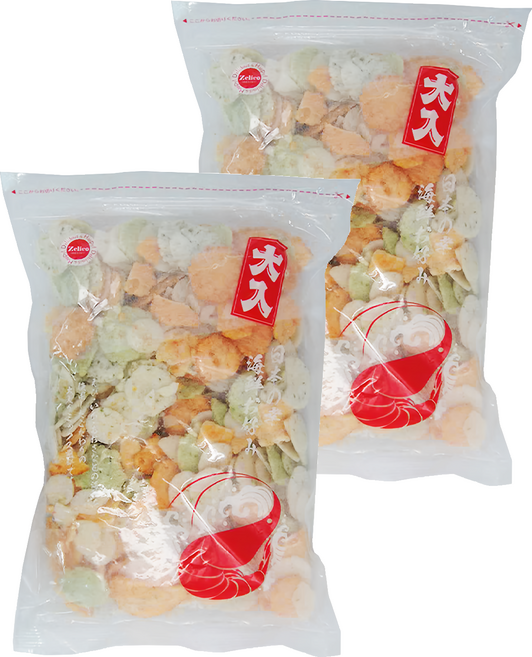 Zelico 鈴木榮光堂 海鮮蝦餅, 300g, 2包