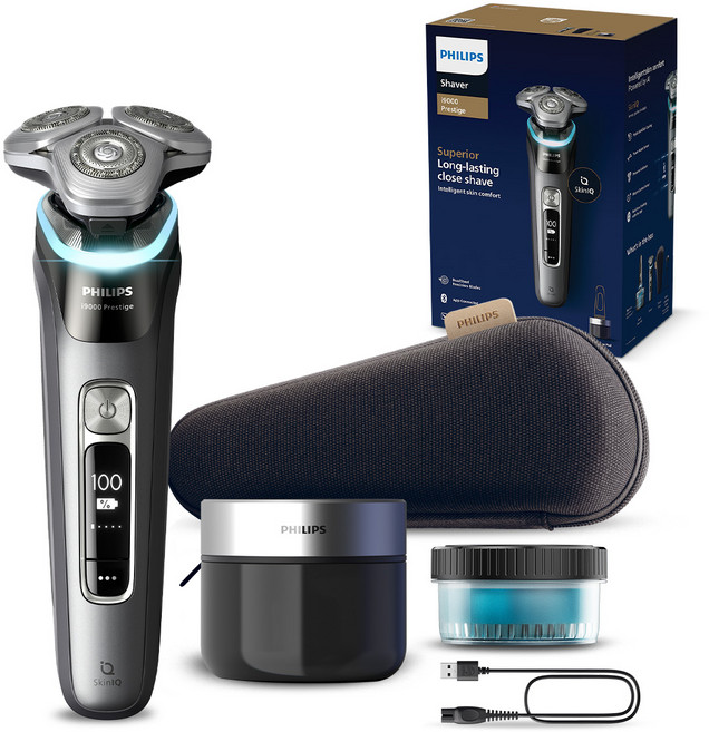 필립스 i9000 시리즈 프레스티지 전기면도기, XP9202/20, 다크슬레이트