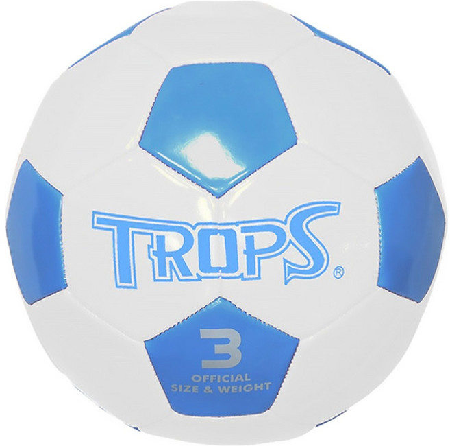 TROPS 特波士 PVC耐磨足球 附球針球網 柔軟安全材質 通過漏氣測試, 1顆, 40263B