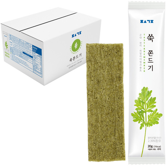 편식공장 쑥 쫀드기, 20g, 30개