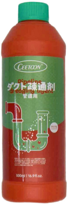 CEETOON 日本全效強力馬桶水管凝膠清潔劑 管道疏通, 500ml, 1瓶