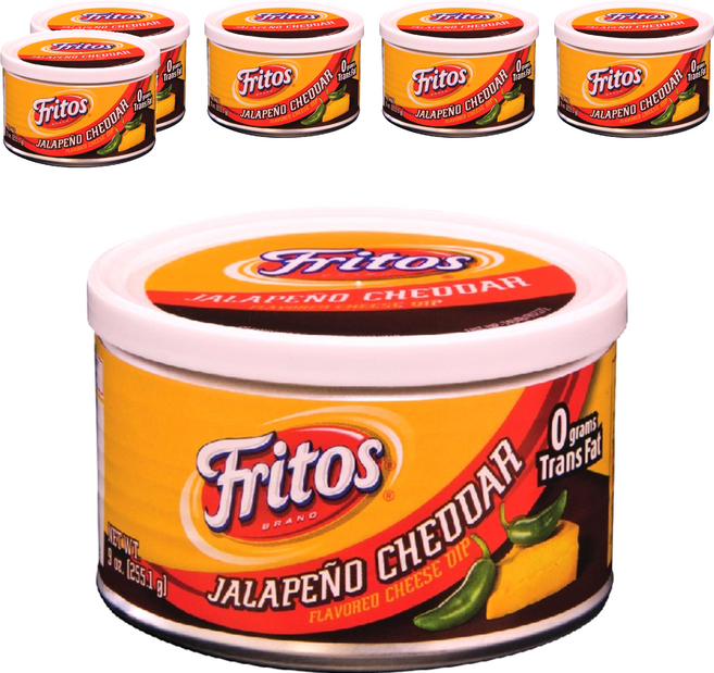 Fritos 墨西哥辣椒切達起司沾醬, 255.1g, 6個