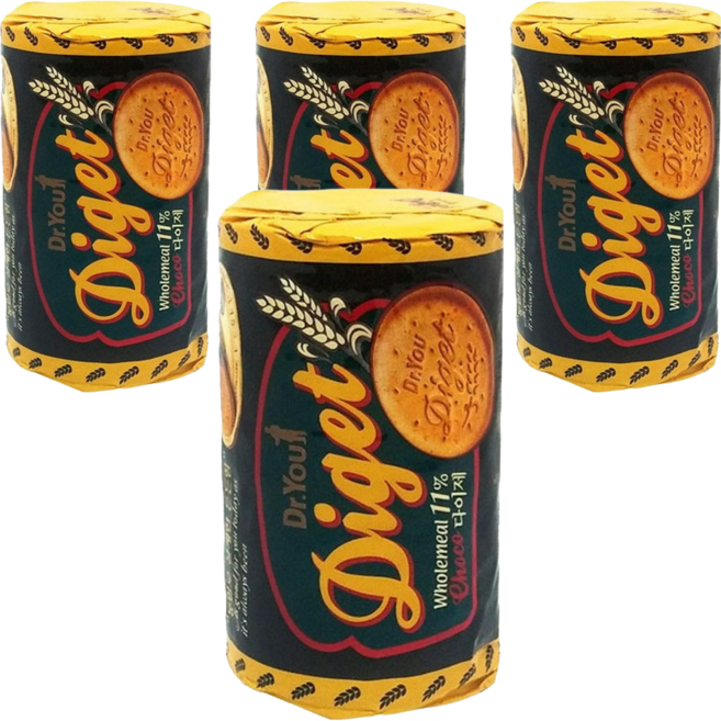 오리온 다이제 초코, 225g, 4개