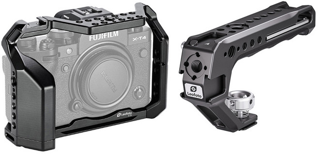 레오포토 후지필름 X-T4 카메라 케이지 + 콜드슈 탑핸들 세트, 1세트, X-T4, AH-2-3