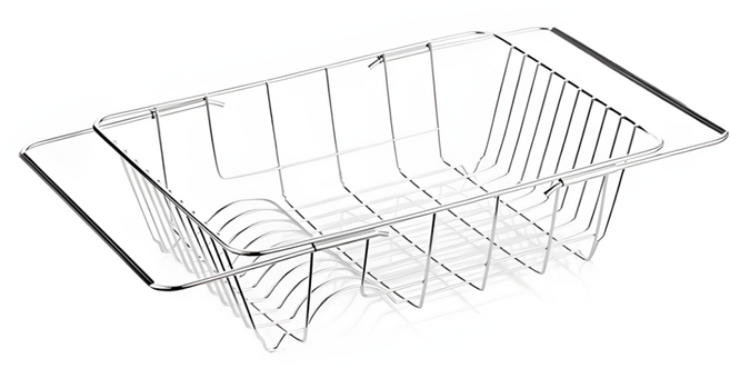 ADUNE 304 스텐 미니 물빠짐 식기건조대 1단, 실버, 1개