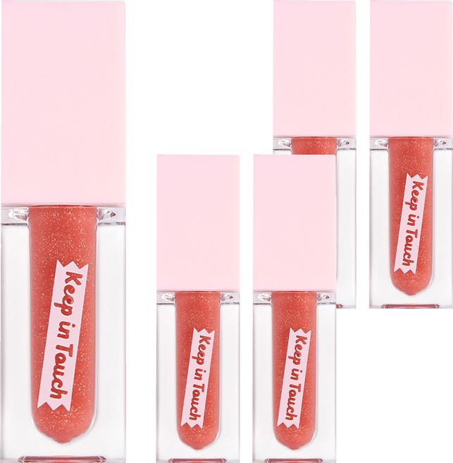 [비건뷰티] 키핀터치 젤리 립 플럼퍼 틴트, 슈가쿠키, 5개