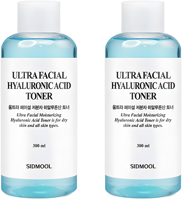 시드물 울트라 페이셜 모이스처라이징 저분자 히알루론산 토너, 300ml, 2개