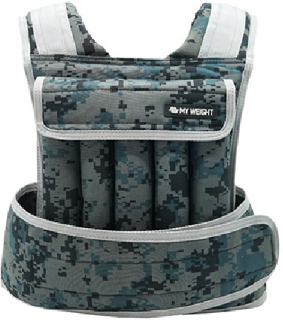 마이웨잇 파워 웨이트 중량조끼, 디지털카모, 20kg